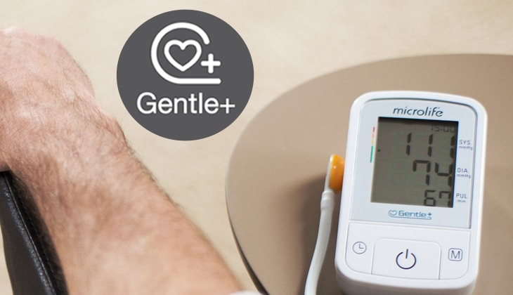 Công nghệ Gentle+ giúp đo nhanh và êm ái