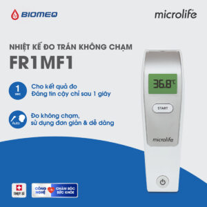 Nhiệt kế hồng ngoại Microlife FR1MF1: Sự lựa chọn hoàn hảo cho việc đo nhiệt độ cơ thể