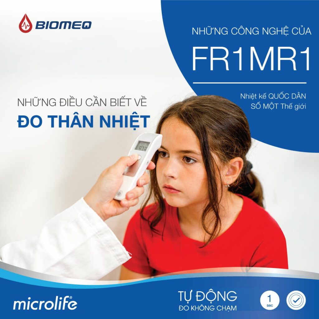 Nhiệt kế hồng ngoại đo trán Microlife FR1MF1