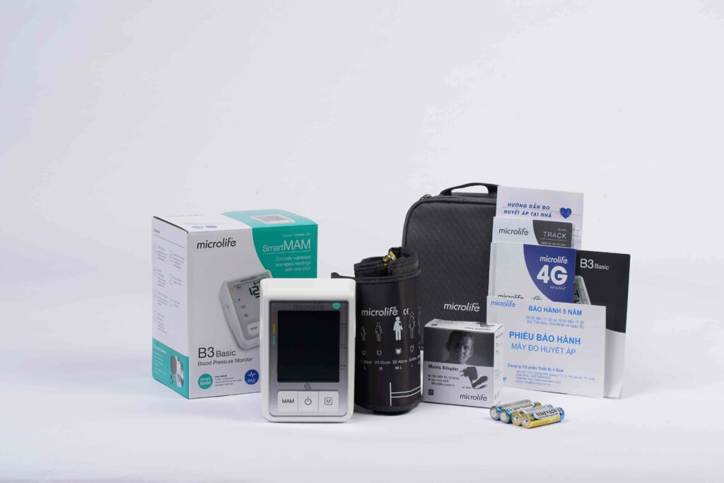 Máy đo huyết áp Microlife B3 Basic: Đánh giá chi tiết và ưu điểm nổi bật