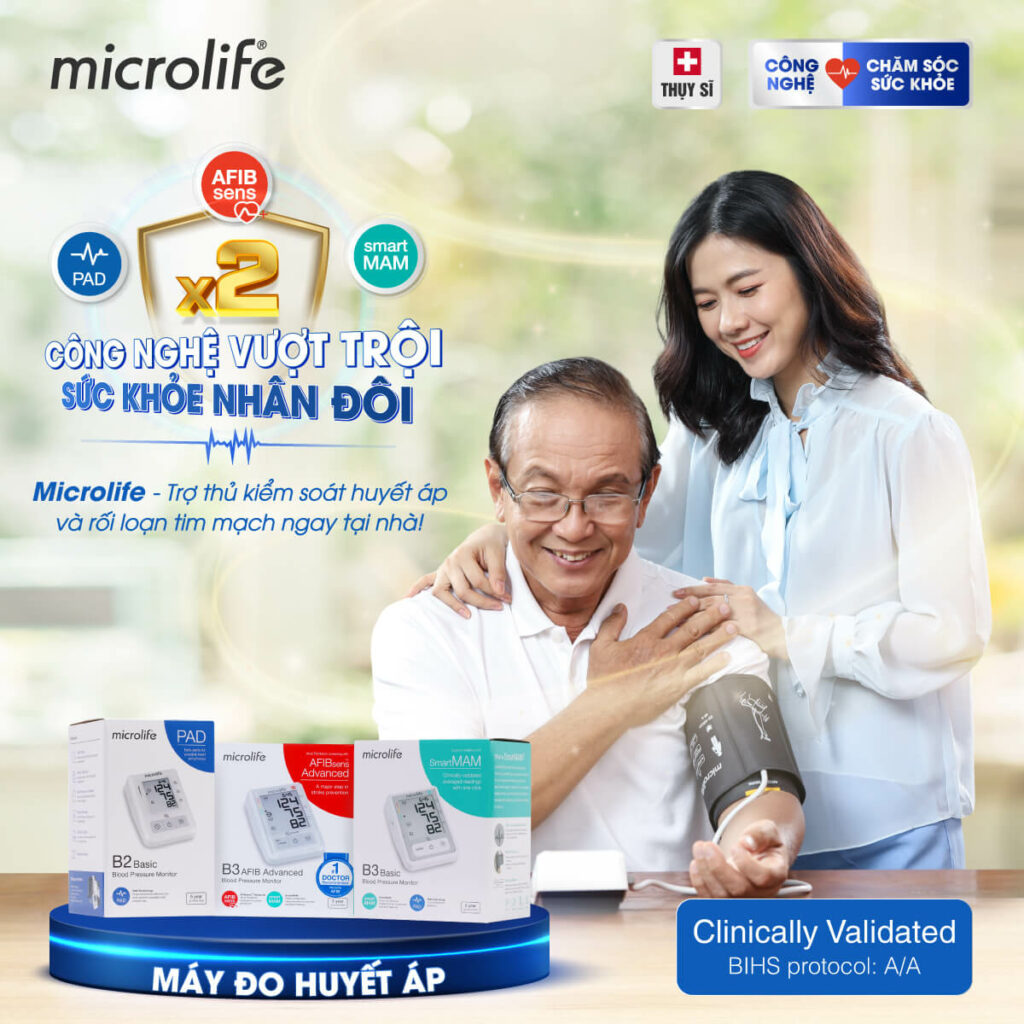 Chọn loại máy đo huyết áp phù hợp - Microlife 